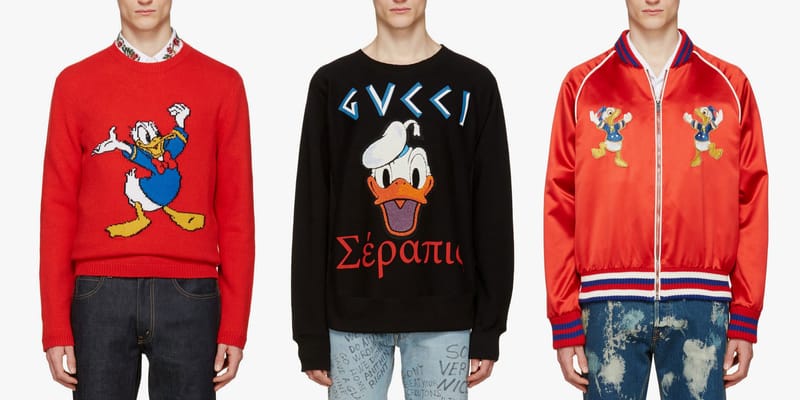 Donald duck gucci outlet sweater