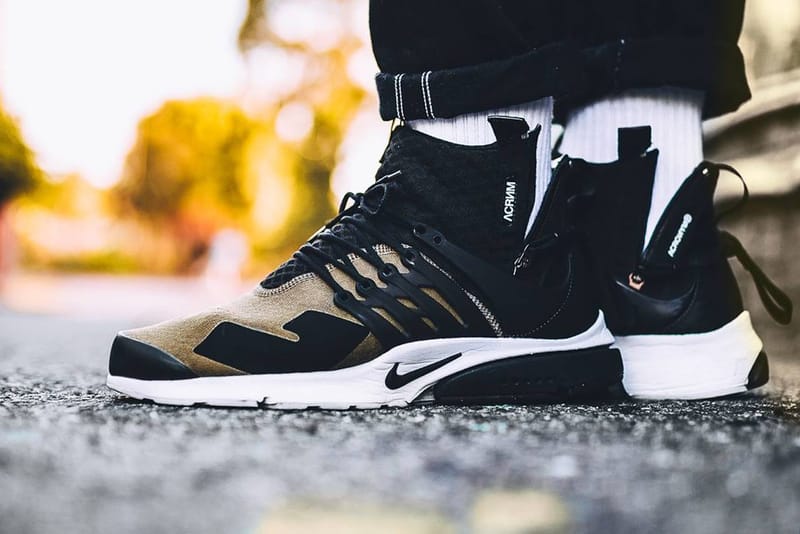 Acronym x nikelab air presto mid black olive best sale