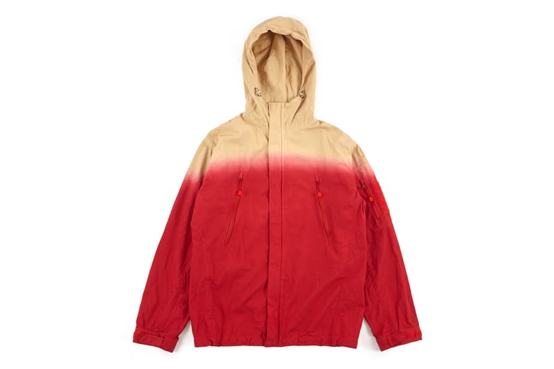 JohnUNDERCOVER DipDye Hooded Jacket in Red Hypebeast