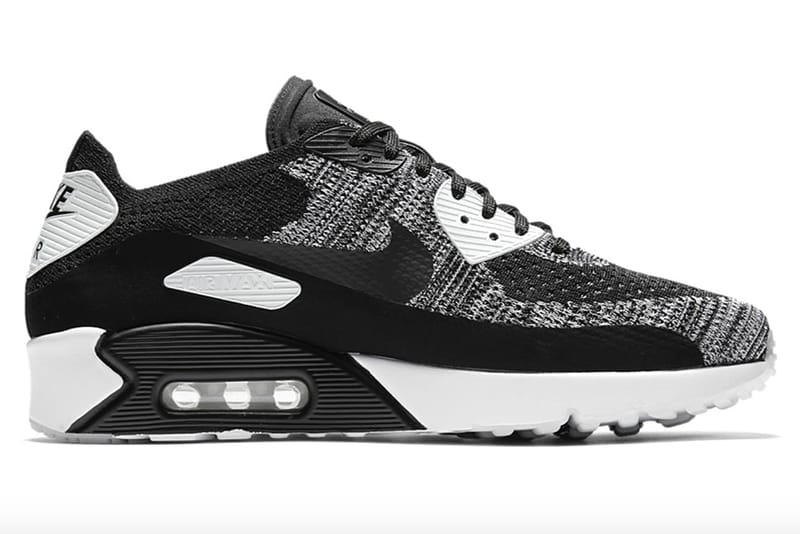 Air max 90 ultra 2.0 outlet flyknit black and white