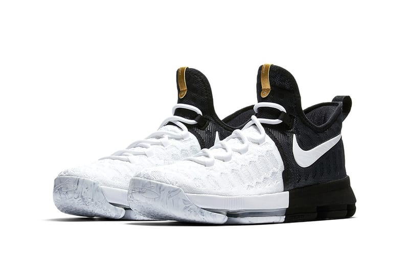 Nike kd 9 shop black and gold