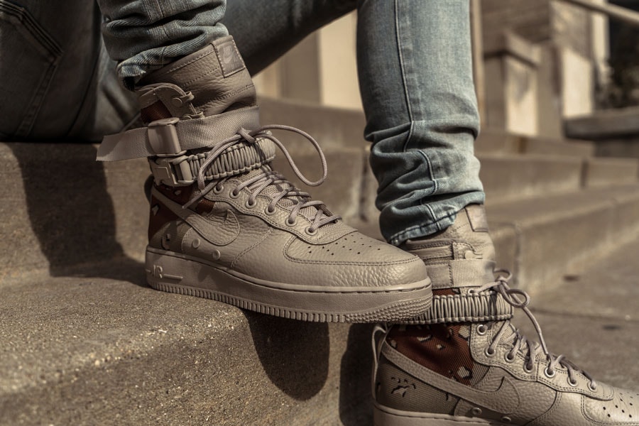 Nike SF-AF1 Special Field Air Force 1 Desert Camo and Dust Closer Looks ...