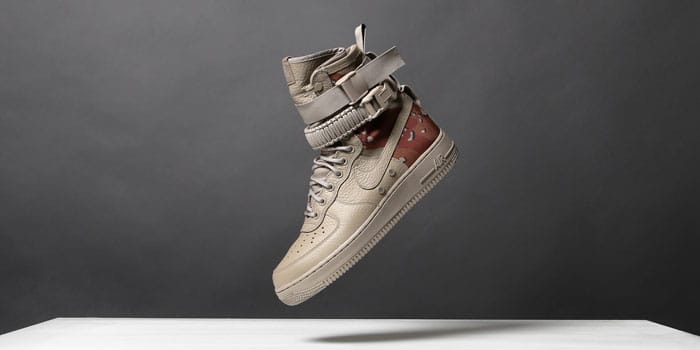 Nike SF AF1 Special Field Air Force 1 Desert Camo and Dust Closer