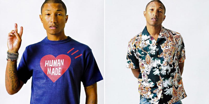 Pharrell Williams Models HUMAN MADE For 'SENSE' Magazine