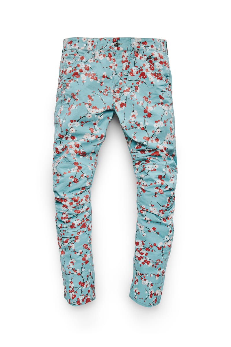 G star printed sale jeans