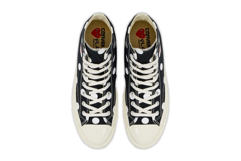 Comme de garcon polka hotsell dot converse