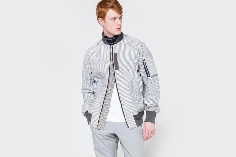 sacai Hickory Stripe Blouson | Hypebeast