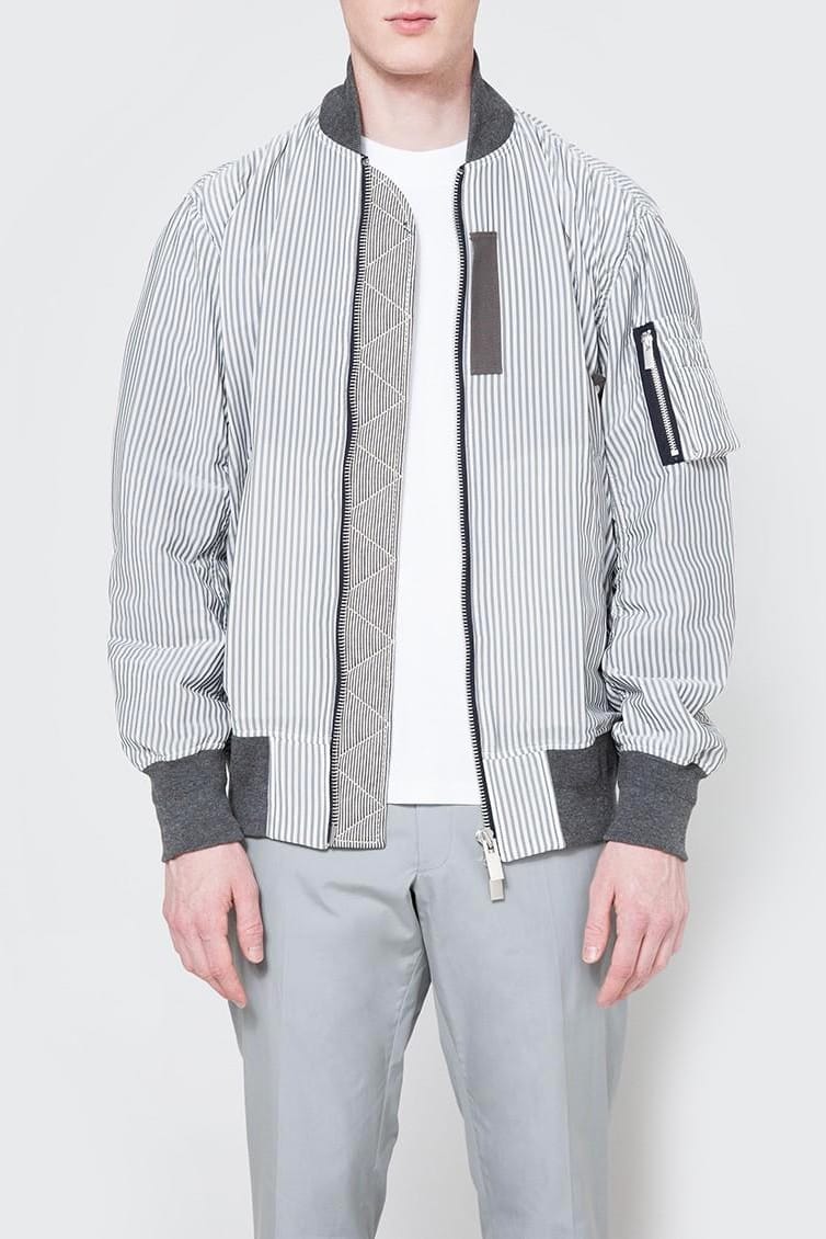 sacai Hickory Stripe Blouson | Hypebeast