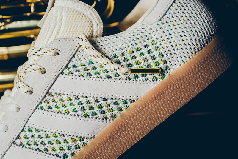 Adidas consortium gazelle primeknit x sneaker 2025 politics mardi gras