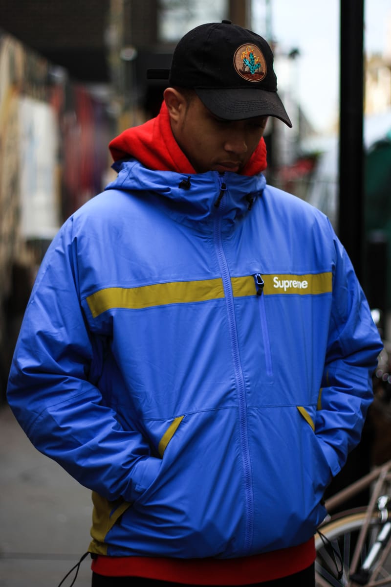 Supreme Silk Hooded Jacket (SS17) - $238