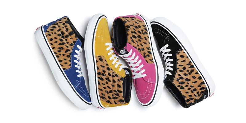 Supreme x Vans 2017 Spring Summer Leopard Collection