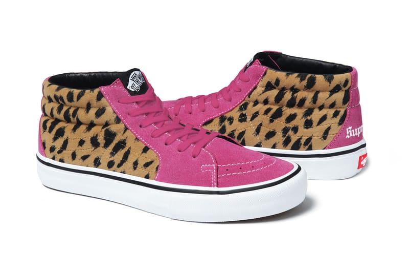 Vans leopard sale pink