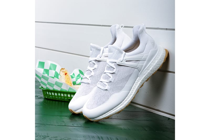 Crossknit boost 2025 golf shoes white