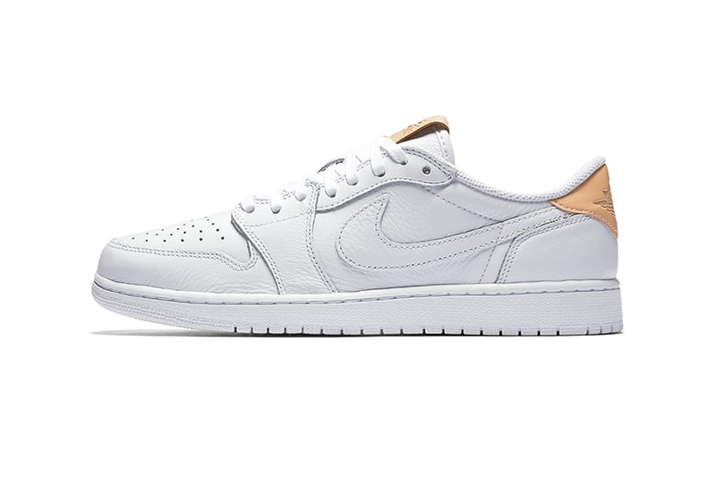 Air jordan 1 retro low og 2025 white vachetta tan