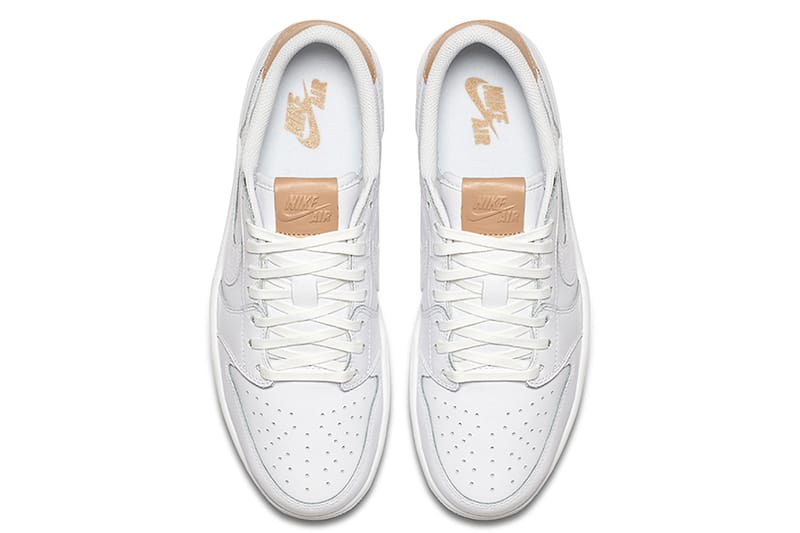 Air jordan 1 retro low og white vachetta tan online