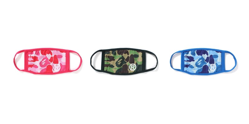 BAPE Has Allergy Season Covered With Camo Masks | Hypebeast