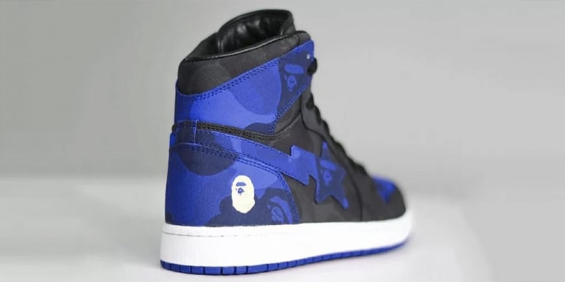 custom bape jordan 1