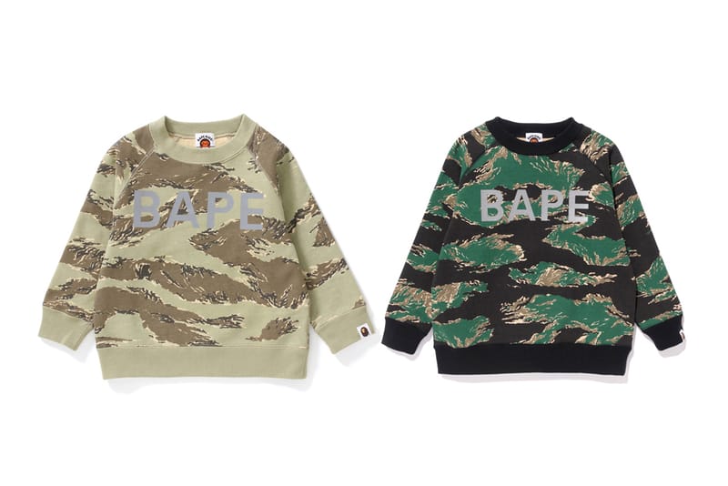 Bape best sale tiger pattern