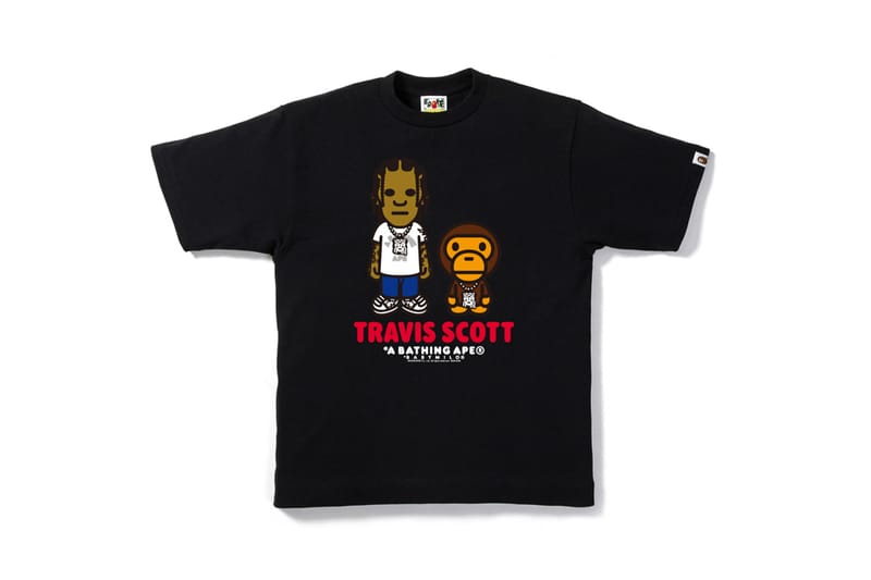 BAPE Collaborative T-Shirt Capsule With Big Sean and Travis Scott