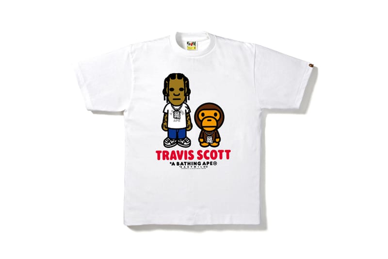 BAPE Collaborative T-Shirt Capsule With Big Sean and Travis Scott