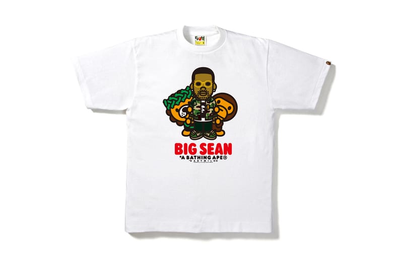 BAPE Collaborative T-Shirt Capsule With Big Sean and Travis Scott