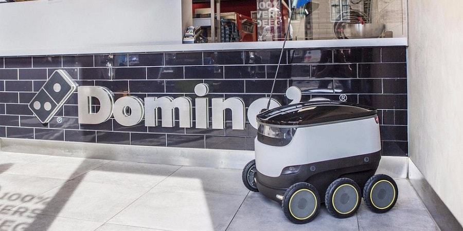 В будущем пиццу Domino’s будут доставлять роботы