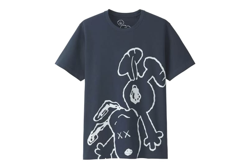 KAWS x Peanuts x deals UNIQLO 'Ghost' Graphic Art Shirt LRG