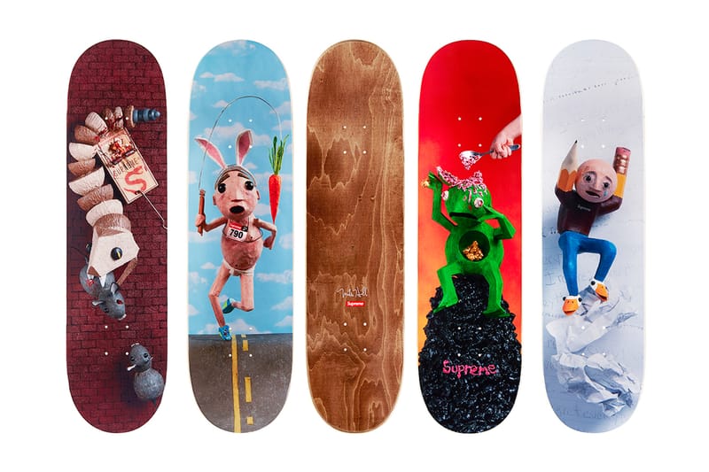 Supreme x Mike Hill Skate Decks and T-Shirts | Hypebeast