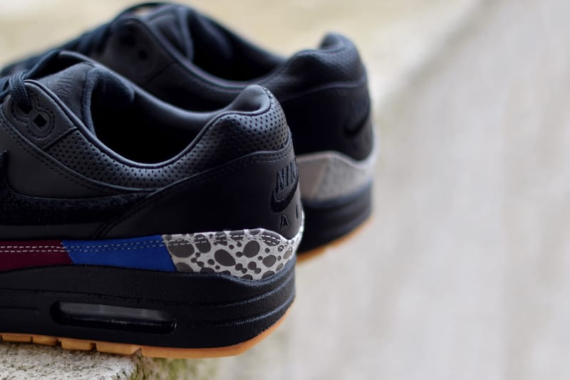 Air max 1 online zwart