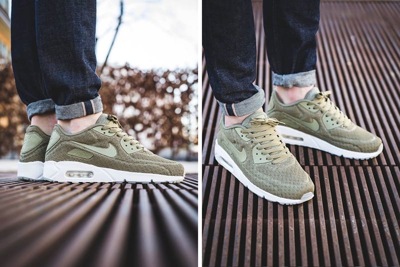 Nike Air Max 90 Ultra Breeze Yellow and Olive | Hypebeast