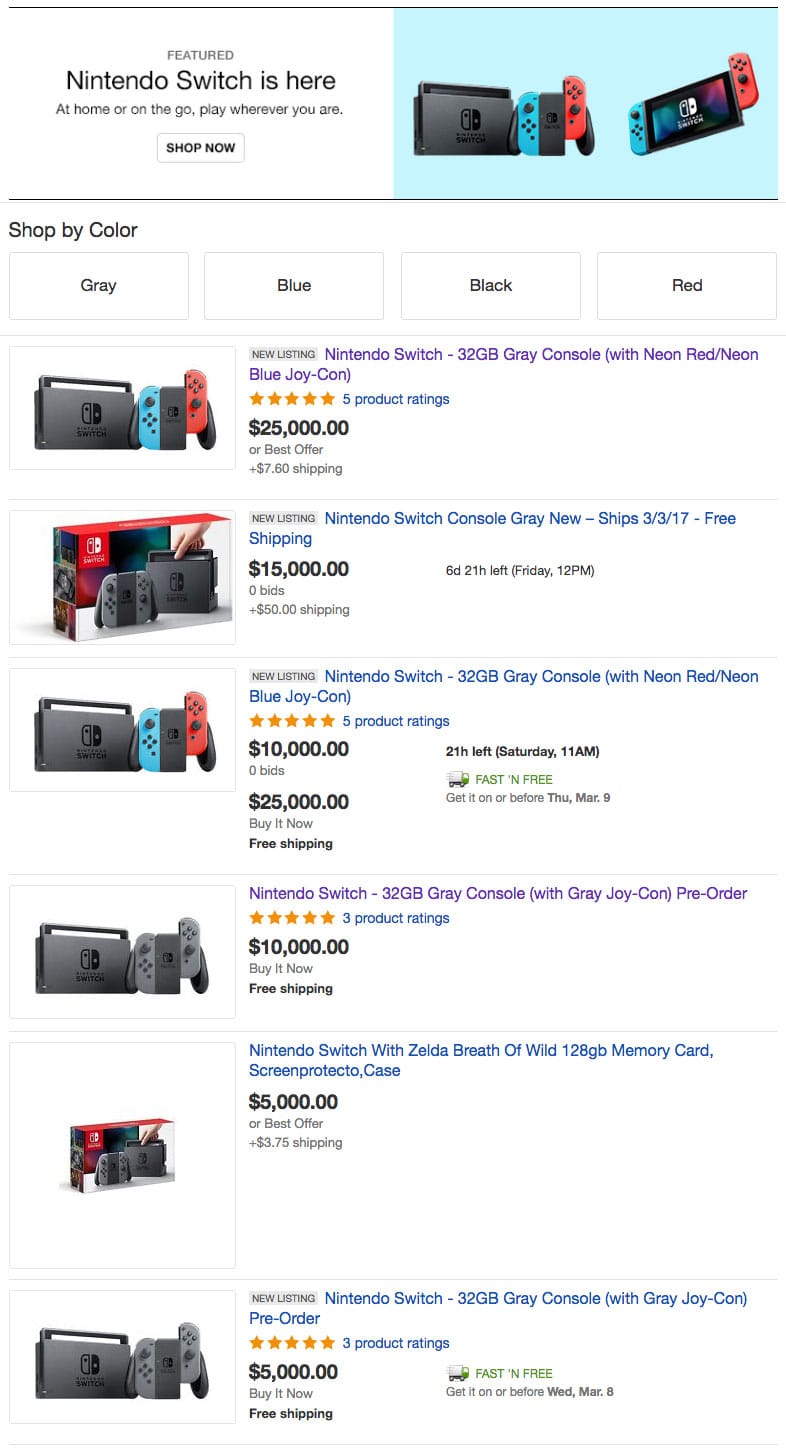 Nintendo Switch $25,000 USD Resell Price Tag | Hypebeast