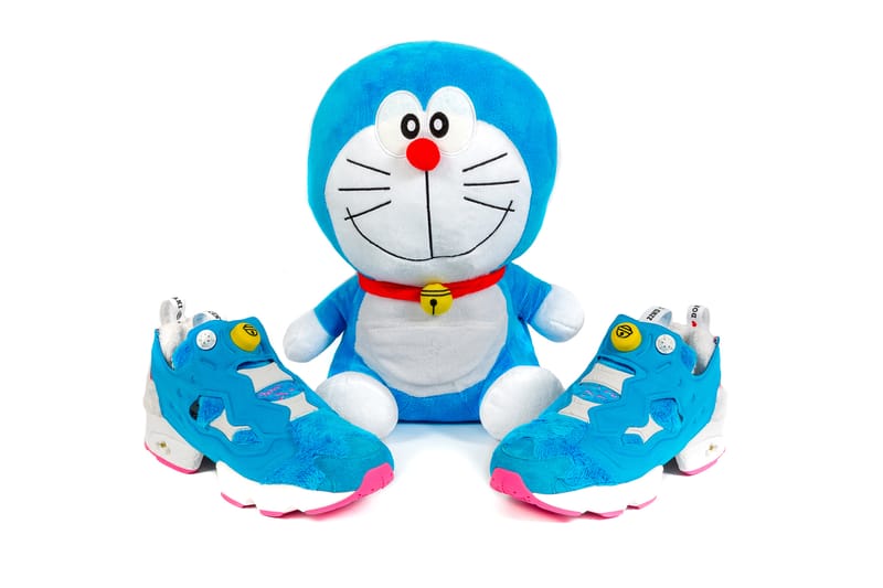 Packer x atmos x Reebok Instapump Fury Doraemon Closer Look