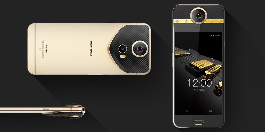 Protruly выпускает телефон с камерой на 360 градусов и бриллиантами и золотыми акцентами