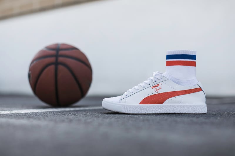 Puma clyde nyc store orange