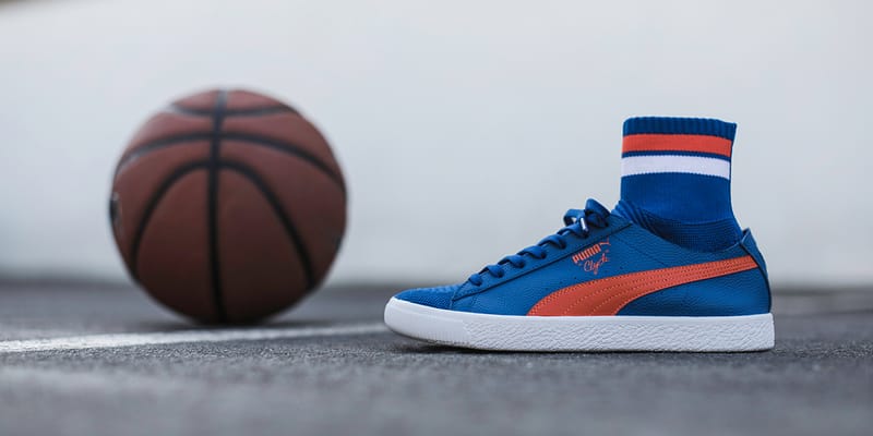 Puma clyde nyc store orange