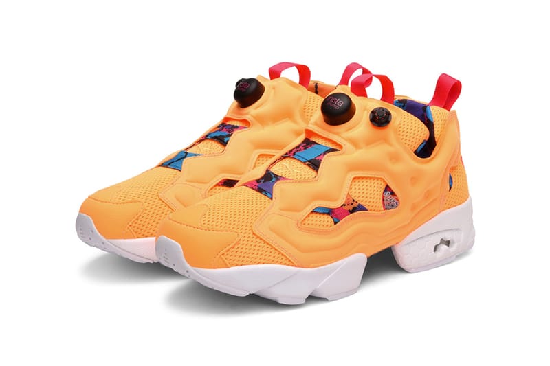 Reebok insta on sale pump orange