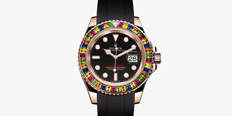 Rolex Yacht Master 40 Multicolor Gem Set Bezel Hypebeast