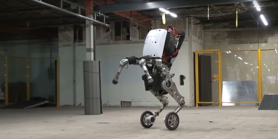 Handle Is a Two-Wheeled, Four-Legged Robot That Does Parkour | Hypebeast