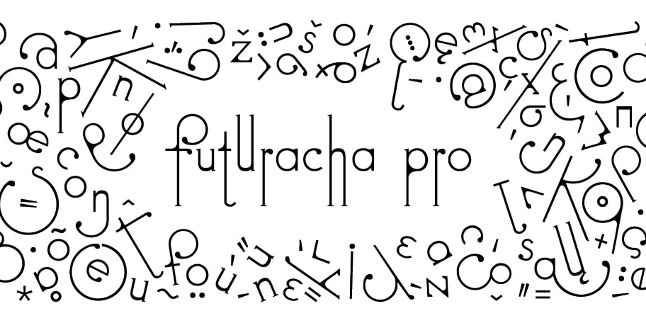 Futuracha Pro — это шрифт, который развивается по мере того, как вы печатаете