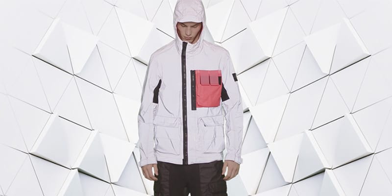 Stone island 2025 reflective jacket 2017