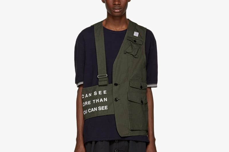 UNDERCOVER Asymmetric Half Military Vest | Hypebeast