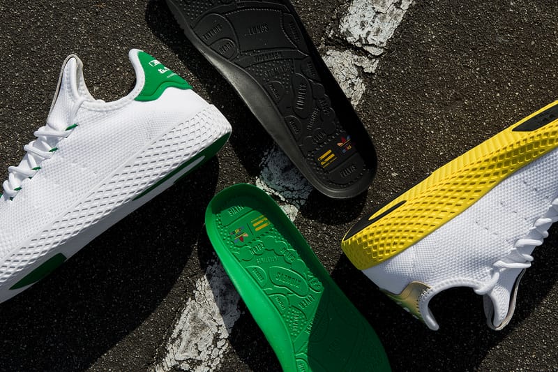 Adidas pharrell best sale williams green white