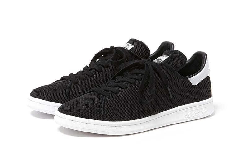 Adidas stan smith primeknit all sale black