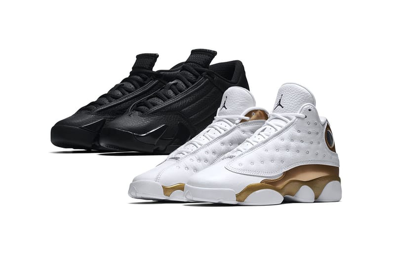 Jordan 13s black and gold best sale