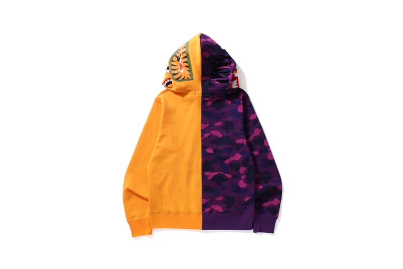 Orange and hotsell purple bape hoodie