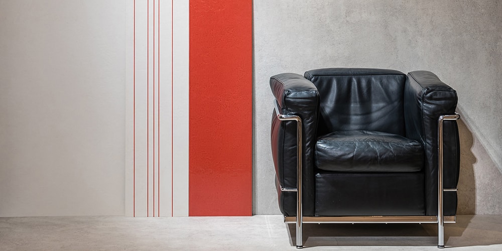 Gigacer представляет серию керамической настенной плитки в стиле Ле Корбюзье для Недели дизайна в Милане