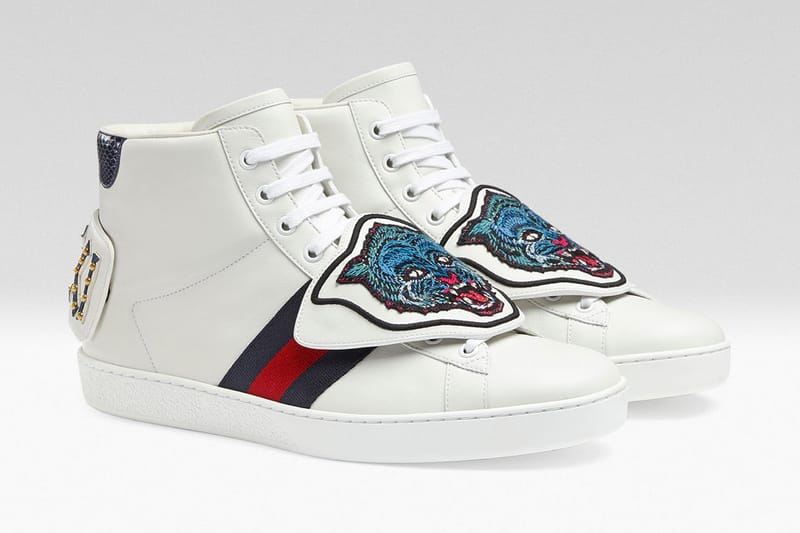 Gucci ace sneakers sale with removable patch