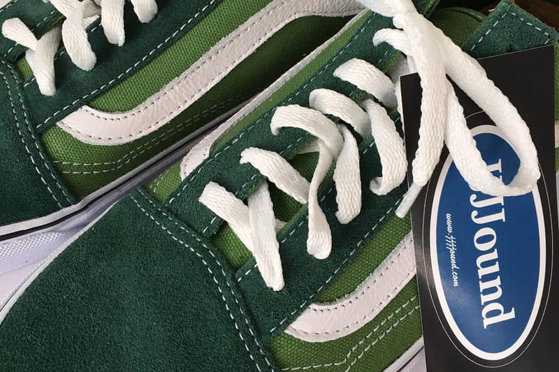 Vans old 2024 skool pine green