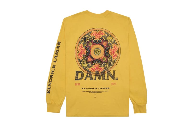 kendrick lamar damn yellow shirt