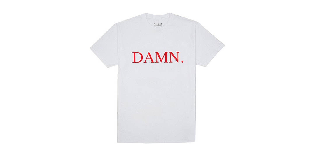 TDE Launches DAMN Merch for Kendrick's New Album | Hypebeast